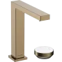 Змішувач для раковини з донним клапаном HANSGROHE TECTURIS E 73053140, бронза сатин