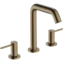 Змішувач для раковини з донним клапаном HANSGROHE TECTURIS S 73330140, бронза сатин