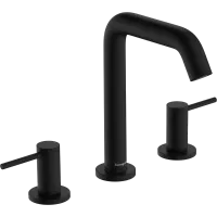 Змішувач для раковини з донним клапаном HANSGROHE TECTURIS S 73330670, чорний матовий