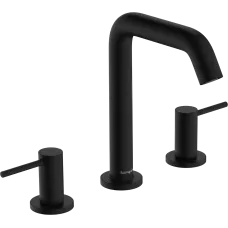 Змішувач для раковини з донним клапаном HANSGROHE TECTURIS S 73330670, чорний матовий