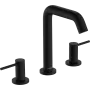 Змішувач для раковини з донним клапаном HANSGROHE TECTURIS S 73330670, чорний матовий