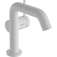 Змішувач для раковини з донним клапаном HANSGROHE TECTURIS S 73323700, білий матовий