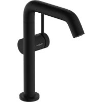 Змішувач для раковини з донним клапаном HANSGROHE TECTURIS S 73360670, чорний матовий