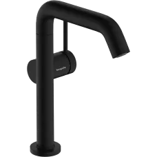 Змішувач для раковини з донним клапаном HANSGROHE TECTURIS S 73360670, чорний матовий