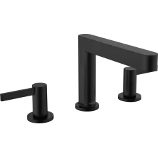 Змішувач для раковини зі зливним гарнітуром HANSGROHE FINORIS 76033670, чорний матовий