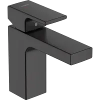 Змішувач для раковини зі зливним гарнітуром HANSGROHE VERNIS SHAPE 71594670, чорний матовий