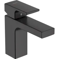 Змішувач для раковини зі зливним гарнітуром HANSGROHE VERNIS SHAPE 71594670, чорний матовий