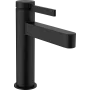 Змішувач для раковини зі зливним гарнітуром HANSGROHE FINORIS 76024670, чорний матовий