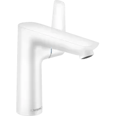 Змішувач для раковини зі зливним гарнітуром HANSGROHE TALIS E 71754700, білий матовий