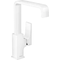 Змішувач для раковини зі зливним клапаном HANSGROHE METROPOL 32511700, білий матовий