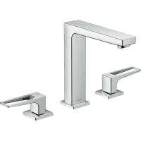 Змішувач для раковини на отвори зі зливним клапаном HANSGROHE METROPOL 74515000