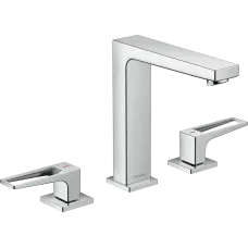 Змішувач для раковини на отвори зі зливним клапаном HANSGROHE METROPOL 74515000