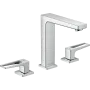 Змішувач для раковини на отвори зі зливним клапаном HANSGROHE METROPOL 74515000