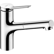 Змішувач з висувним виливом для кухонної мийки HANSGROHE ZESIS M33 74820000