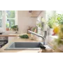 Змішувач з висувним виливом для кухонної мийки HANSGROHE ZESIS M33 74820000
