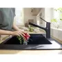 Змішувач з висувним виливом для кухонної мийки HANSGROHE ZESIS M33 74821670, чорний матовий