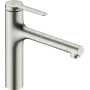 Змішувач з витяжним душем для кухонної мийки HANSGROHE ZESIS M33 74801800, нержавіюча сталь
