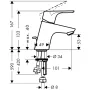 Змішувач з донним клапаном HANSGROHE FOCUS 31132000