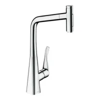 Змішувач кухонний з висувним виливом HANSGROHE METRIS SELECT M71 73820000