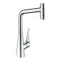 Змішувач кухонний з висувним виливом HANSGROHE METRIS SELECT M71 73820000