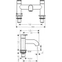 Змішувач на борт ванни HANSGROHE VERNIS BLEND 71442000