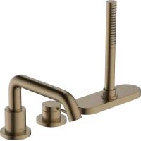 Змішувач на борт ванни HANSGROHE TECTURIS S 73447140, бронза сатин