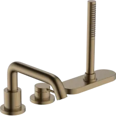 Змішувач на борт ванни HANSGROHE TECTURIS S 73447140, бронза сатин
