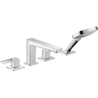 Змішувач на край ванни на 4 отвори HANSGROHE METROPOL 74552000