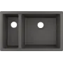 Мийка для кухні HANSGROHE S51 43433290, сірий матовий