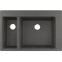 Мийка для кухні HANSGROHE S51 43315290, сірий матовий