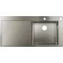Мийка для кухні з сушаркою зліва HANSGROHE S71 43307800, нержавіюча сталь