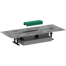 Монтажний комплект для каналів HANSGROHE UBOX UNIVERSAL 56016180, нержавіюча сталь