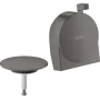 Набір накладок сифона для ванни HANSGROHE EXAFILL S 58117340, чорний матовий хром