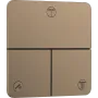 Перемикач потоків для душу HANSGROHE SHOWERSELECT COMFORT Q 15587140, бронза сатин