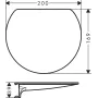 Полиця для штанги HANSGROHE WALLSTORIS 28917210, бежевий