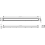 Решітка душового трапа HANSGROHE RAINDRAIN MATCH 56041450, білий