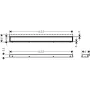 Решітка душового трапа HANSGROHE RAINDRAIN MATCH 56037000