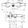 Термостат для ванни HANSGROHE ECOSTAT ELEMENT 13347000