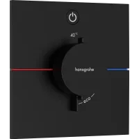 Термостат для душу HANSGROHE SHOWERSELECT COMFORT E 15571670, чорний матовий