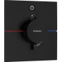Термостат для душу HANSGROHE SHOWERSELECT COMFORT E 15571670, чорний матовий