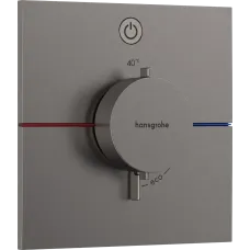 Термостат для душу HANSGROHE SHOWERSELECT COMFORT E 15571340, чорний матовий хром