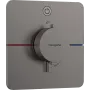Термостат для душу HANSGROHE SHOWERSELECT COMFORT Q 15581340, чорний матовий хром