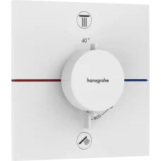Термостат для душу HANSGROHE SHOWERSELECT COMFORT E 15572700, білий матовий
