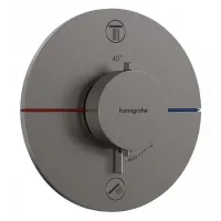 Термостат для душу HANSGROHE SHOWERSELECT COMFORT S 15554340, чорний матовий хром