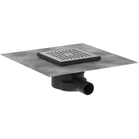 Точковий злив із решіткою та монтажним комплектом HANSGROHE RAINDRAIN POINT 56248800, нержавіюча сталь