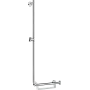 Штанга для душу лівостороння HANSGROHE UNICA 26403400, білий