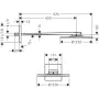 Верхній душ 250 1jet AXOR SHOWER SOLUTIONS 35284000, з тримачем