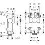 Прихована частина полиці 120/120 AXOR SHOWER SOLUTIONS 40877180