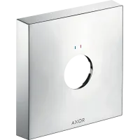Розетка подовжувача AXOR 14965000, квадратна, 1 отвір, червоний-синій