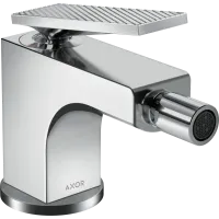 Змішувач для біде AXOR CITTERIO 39201000, змішувач одноважільний, з важільною рукояткою, з донним клапаном - з текстурою